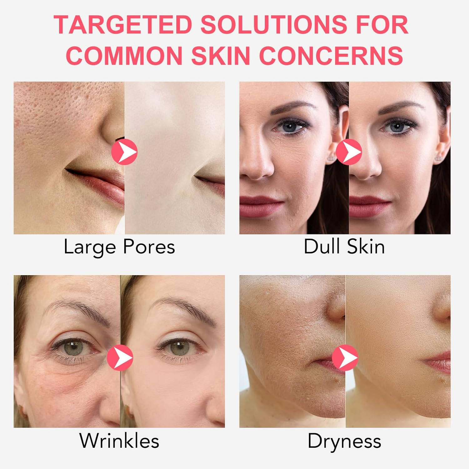 Bio-Collagen Real Deep Mask, Hydrating Overnight Mask, Pore Minimizing, Collagen Overnight Mask for Hydrate, Brighten, Shrink Pores, Soothe, Repair, Korean Face Mask, 4PCS image number 3