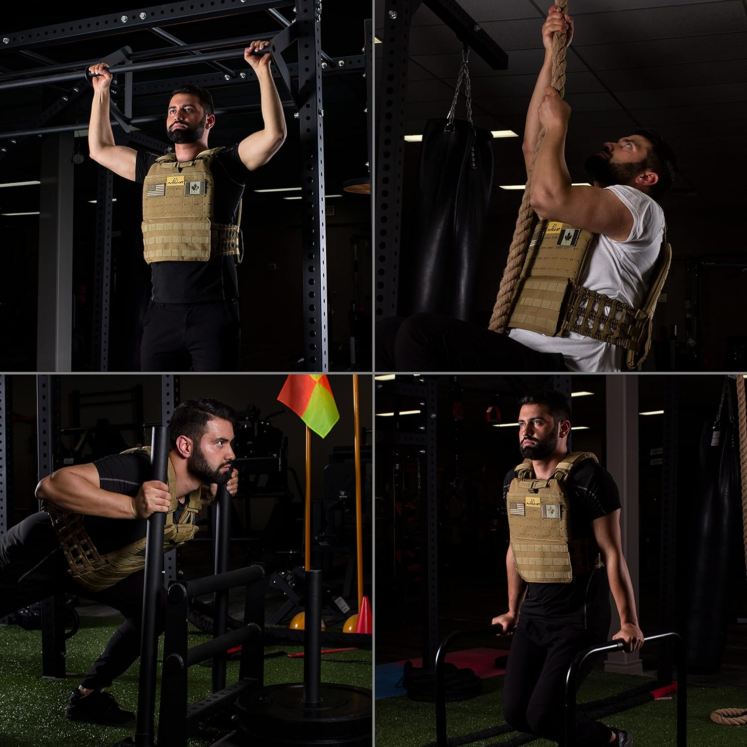 Amstaff Fitness Weight Vest Plates for Tactical Weighted Vests &ndash; Wods, Workout, Strength and Endurance Training, Running &ndash; 3D Curved Ergonomic Design &ndash; Available 7LB/11LB/17LB/27LB