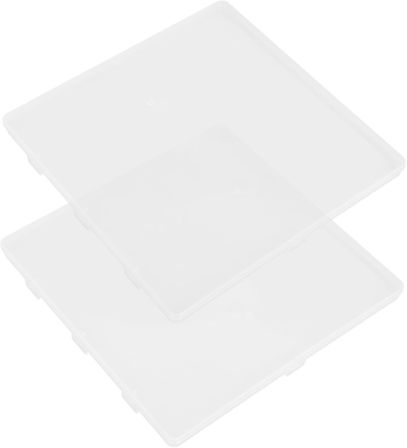 COOPHYA 2Pcs Document Organizer Box Filing Storage Box for Desktop Cards Storage Container Photo Holder Case Desk Organiser image number 4