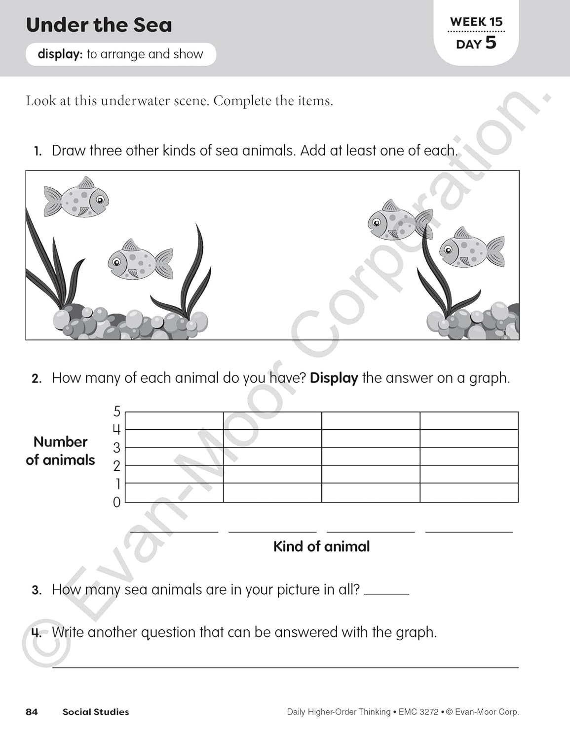 Evan-Moor Evan-Moor Daily Higher-Order Thinking Grade 2 Teacher Edition Supplemental Teaching Resource Book, Brainteasers Activities - Homeschooling & Classroom Resource Workbook image number 5