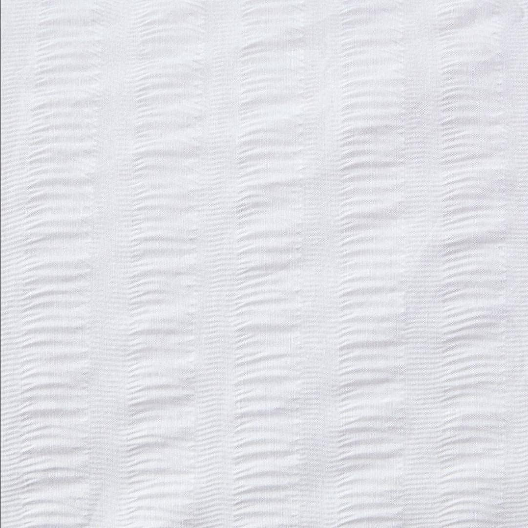 Seersucker Style Striped Quilt Duvet Doona Cover Set Bedding White Grey Pink (Blush Pink, Single) image number 3