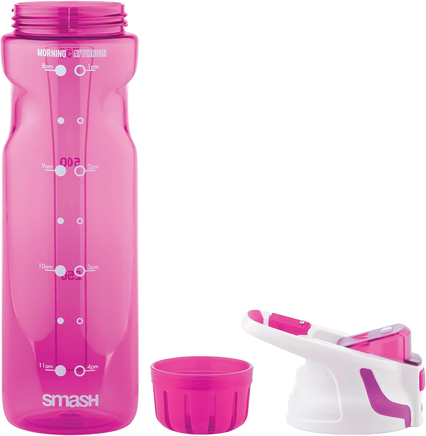 Smash Chugger Water Bottle with Infuser, Pink, 750 Ml Capacity - Mint image number 6