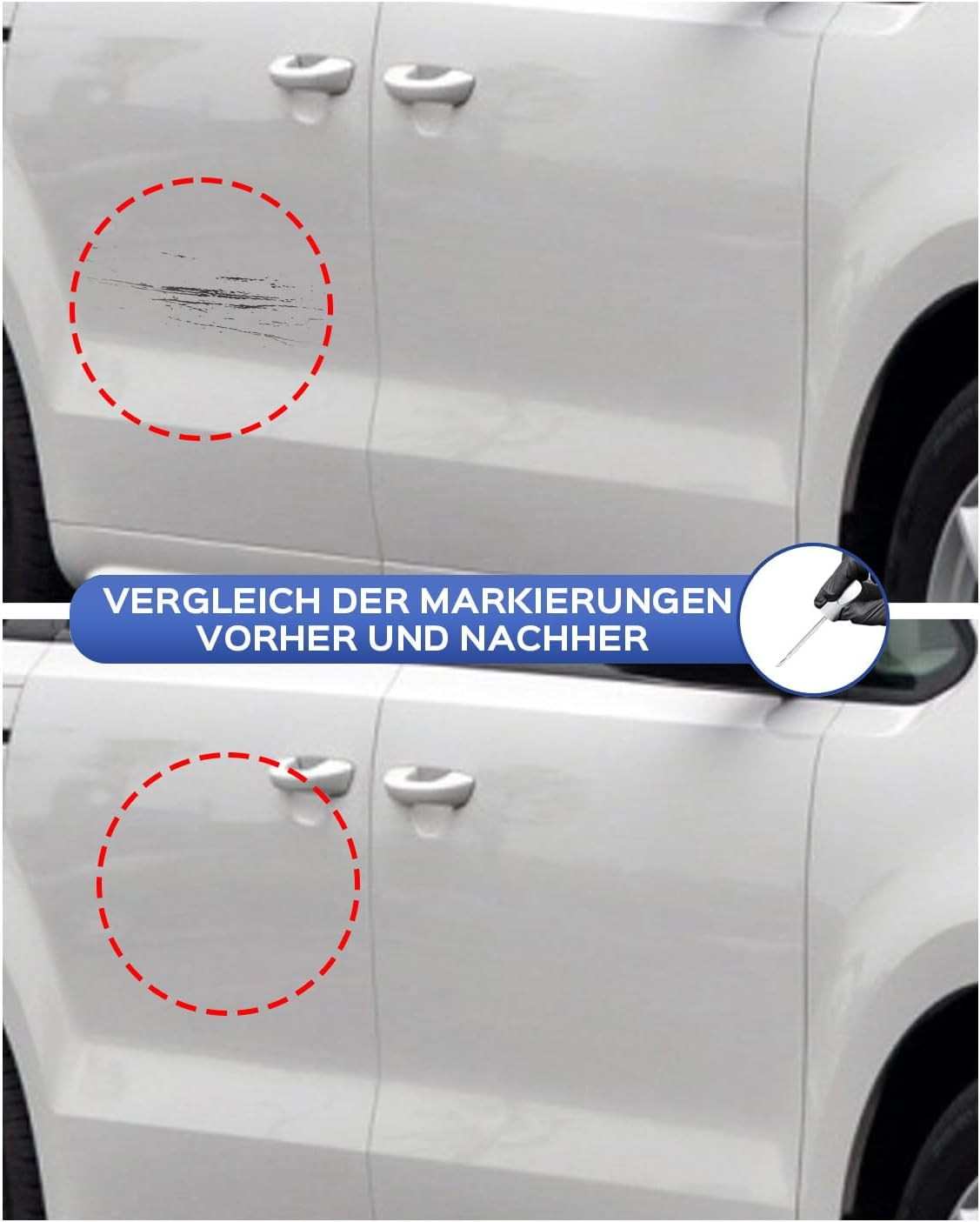 S7H/S7 Magnetic Tech Grey/Magnetic Grey Metallic Touch up Paint Kit for SEAT Exact Match - Touch up Scratches and Chips