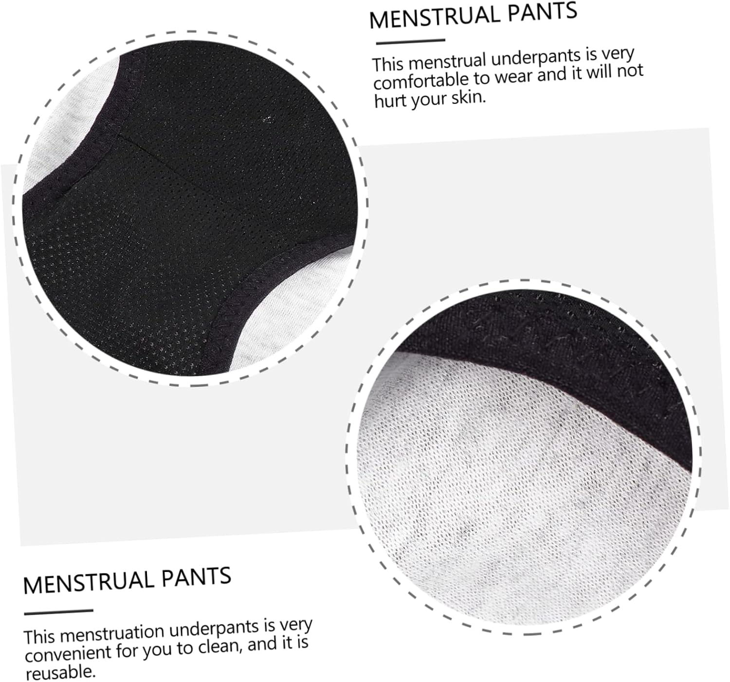 LIFKOME Menstrual Underpants for Women Comfortable Leak Period Pants with Three Leakage Durable Breathable Material for Monthly Protection image number 6