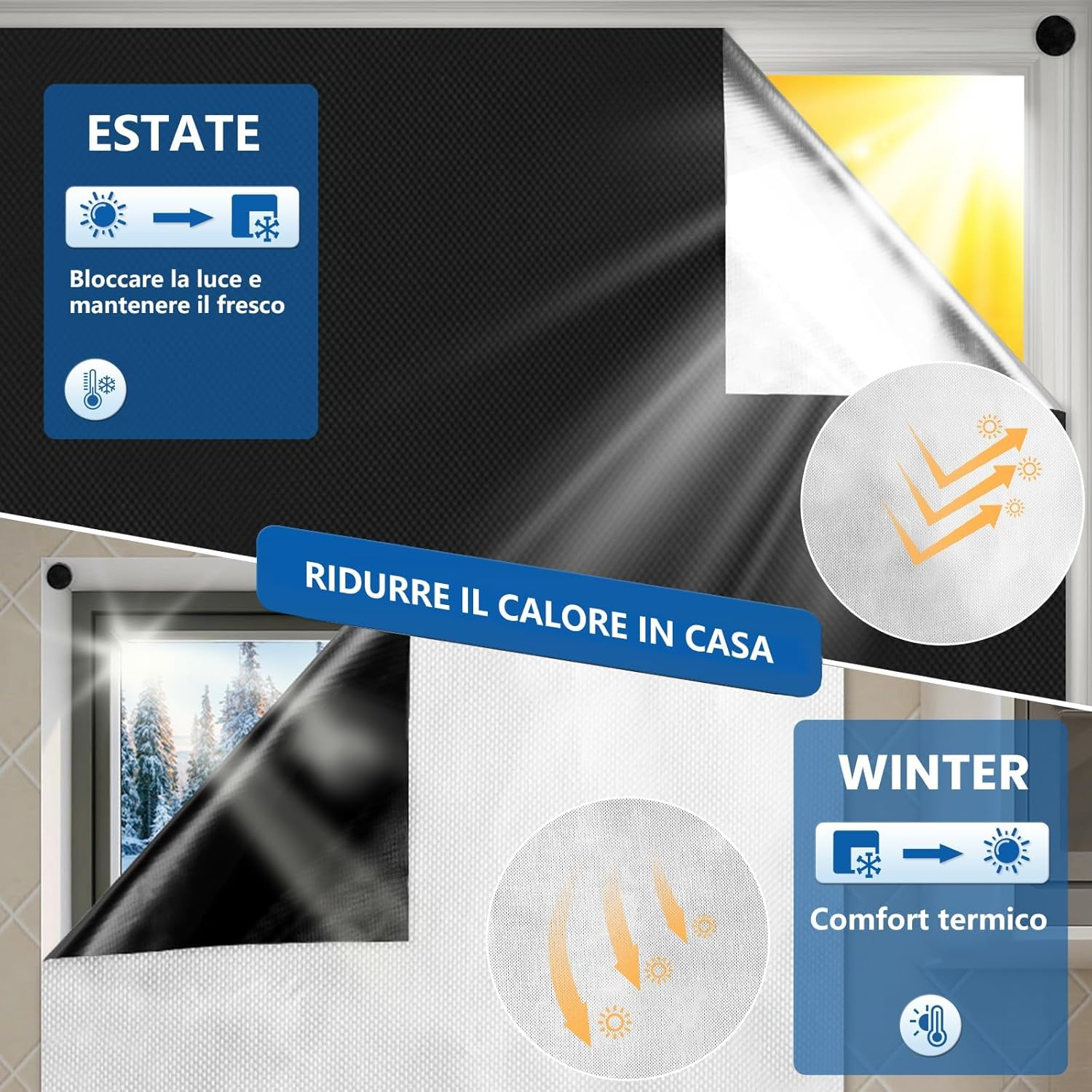 12Pcs Magnetic Accessories for Window Blackout Shades for Windows Bedroom No Drill Blackout Curtain Window Blinds Sun Blocking for Home Living Room Travel