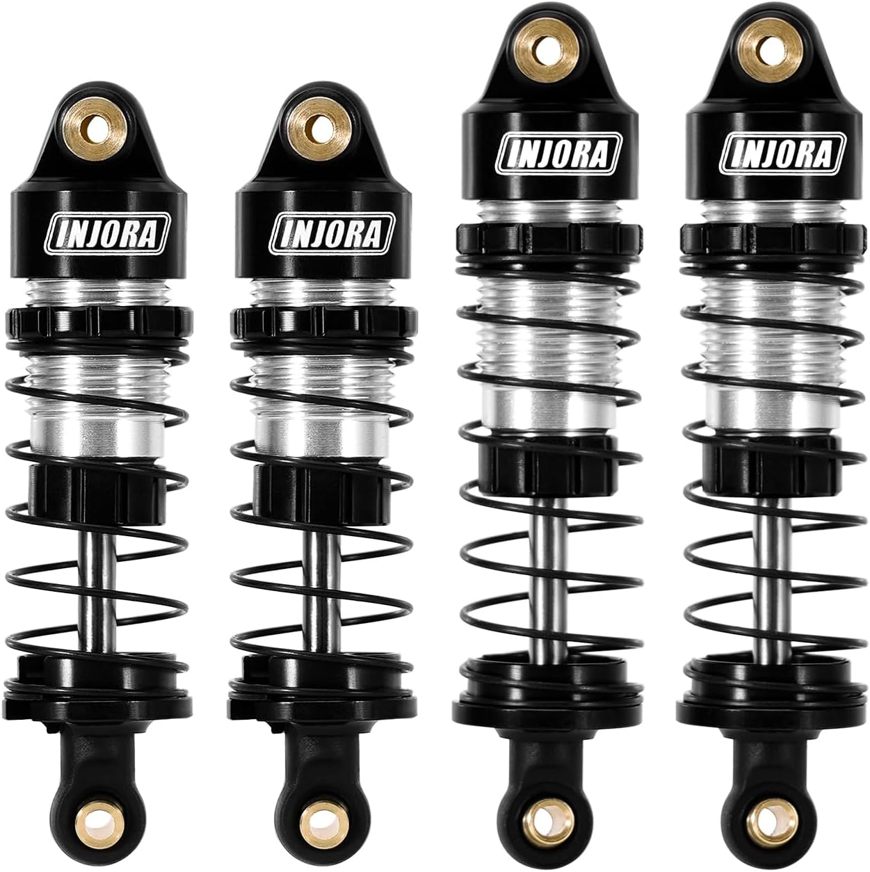 INJORA Aluminum Oil Shocks for Buggy Losi Micro-B/Micro-T (Front & Rear)