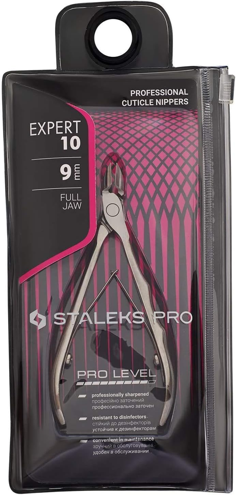 Staleks EXPERT 10 Cuticle Nippers 9 Mm ? Straight Blades with Heel ? Compact Handle Design for Precise Trimming image number 4