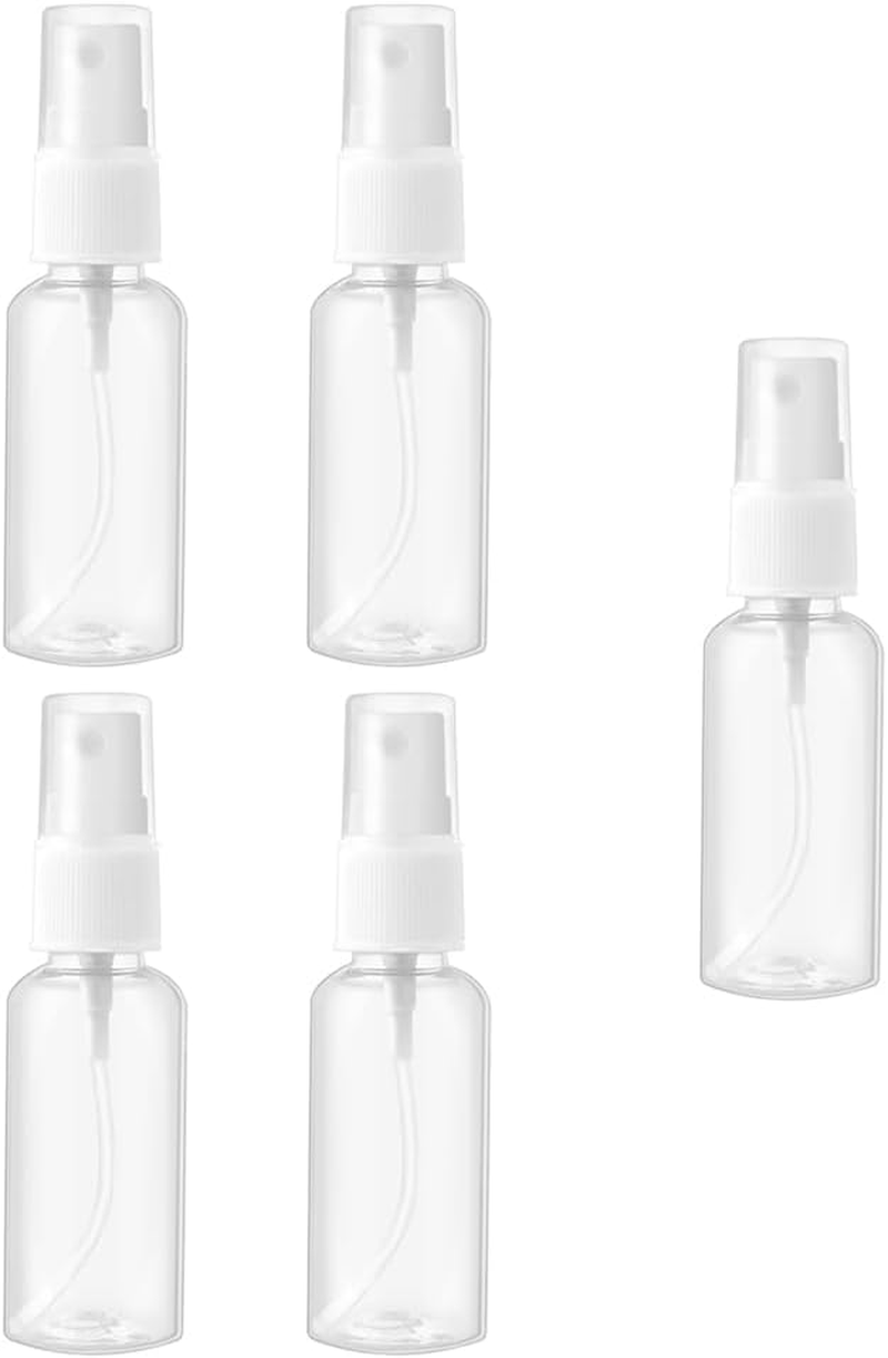 5Pack Clear Spray Bottles 20Ml Empty Fine Mist Portable Mini Travel Set, for Essential Oils Small Refillable Liquid Cosmetic Containers image number 2