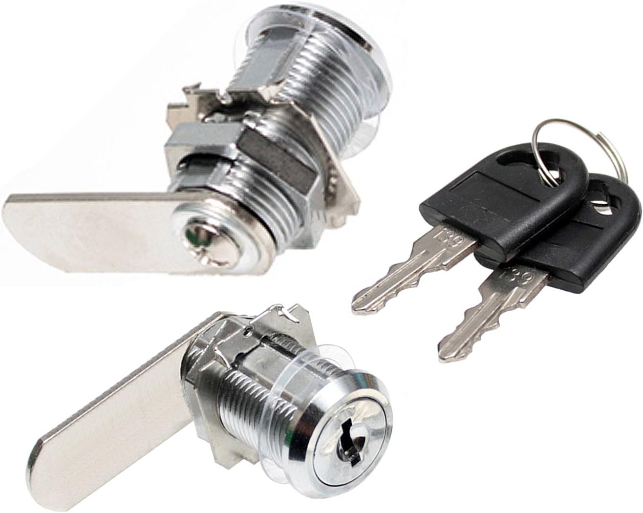 Cabinet Lock Lever Lock Universal Cylinder Furniture Lock Letter Box Lock Diameter 19 Mm (1, 20) image number 6