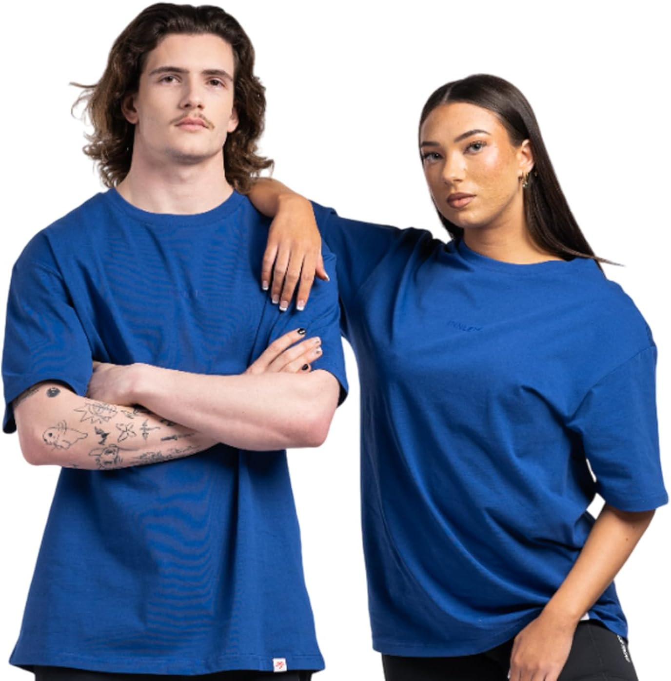 Innlete Premium 100% Cotton T-Shirt &ndash; Oversized Workout Tee, Unisex Casual Summer Top
