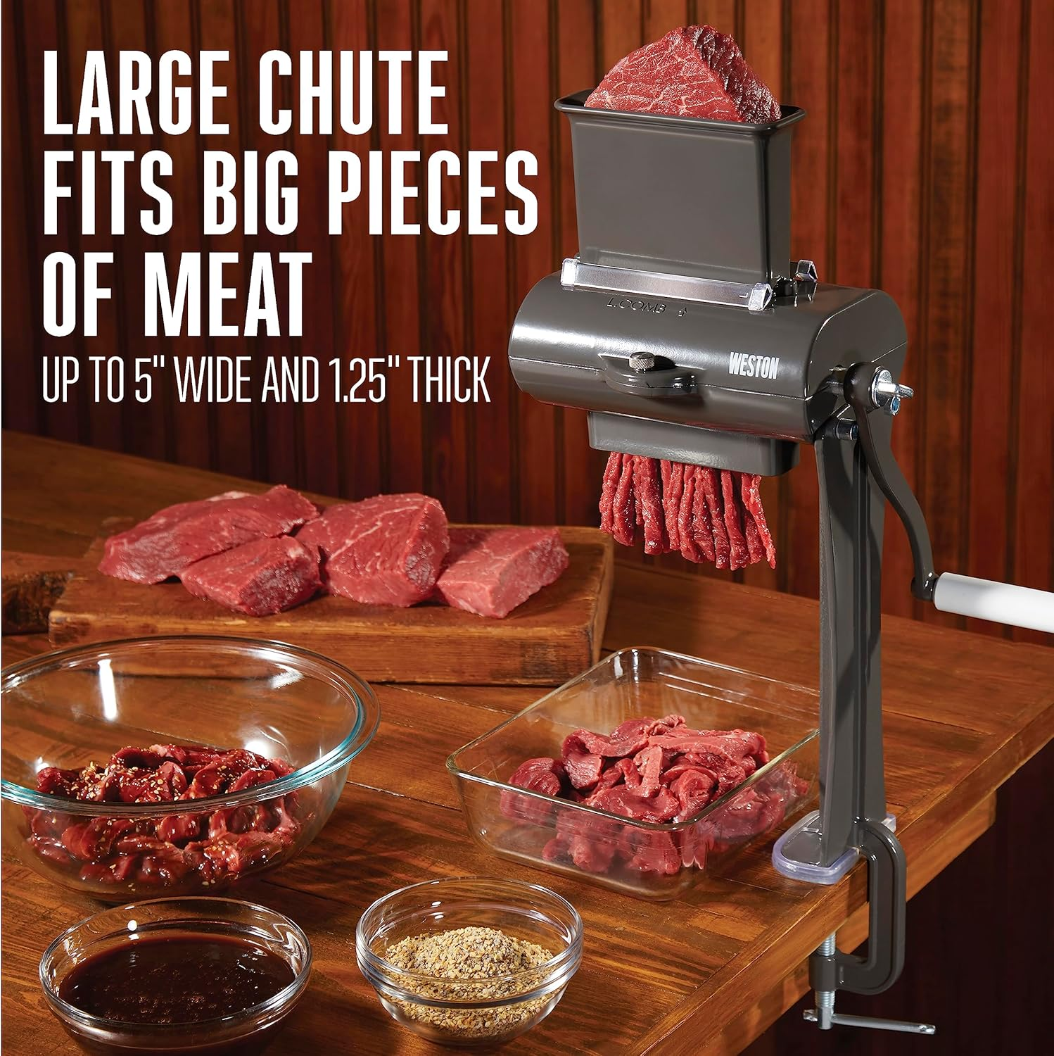 Weston Manual Jerky Slicer, Single Support image number 6