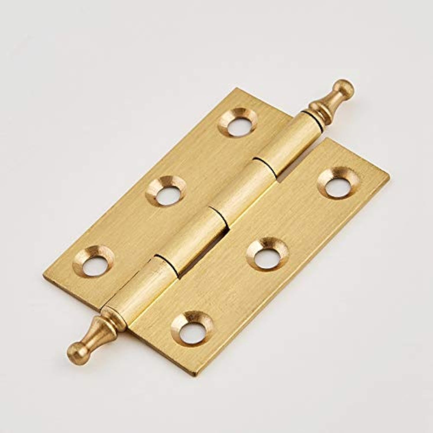 2Pack Decorative Solid Brass Cabinet Cupboard Door Decorative Butt Hinges Furniture Hardware Lot 2.5Inch (2,2.5") image number 3