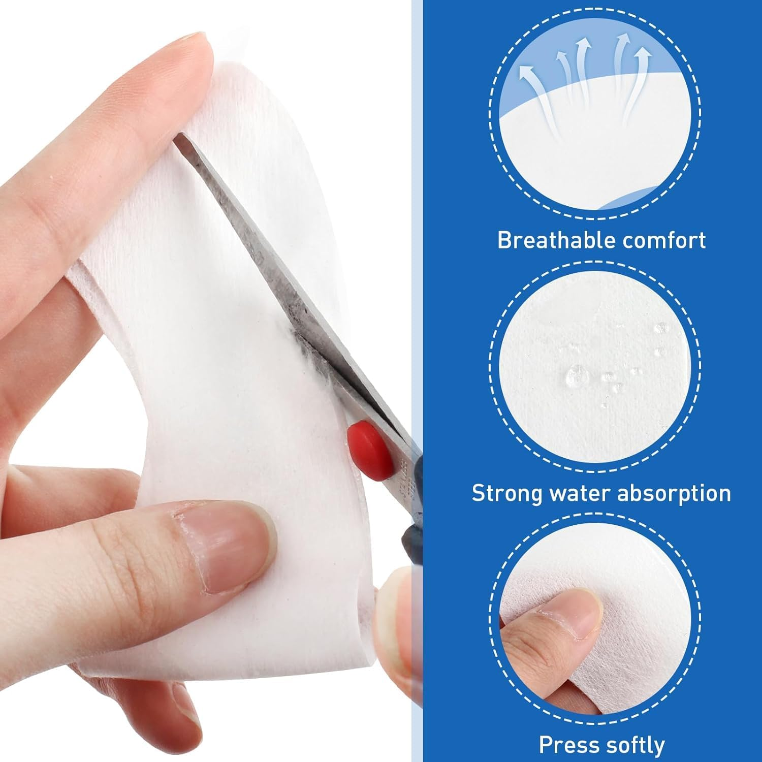 R&B ZONE 100 Pcs Disposable VR Face Mask Hygienic Breathable Nonwoven Spunlace Cover Pad for HTC Vive or Pro/Ps Vr/Gear VR/VR Box/Playstation Vr/Hololens/Microsoft MR Headset/Pico/Vr Headsets image number 6