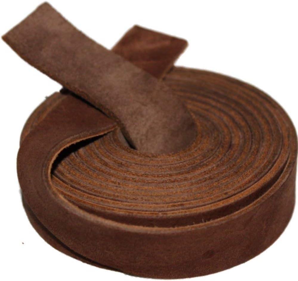 TOFL Leather Strap Medium Brown ? Inch Wide 72 Inches Long image number 2