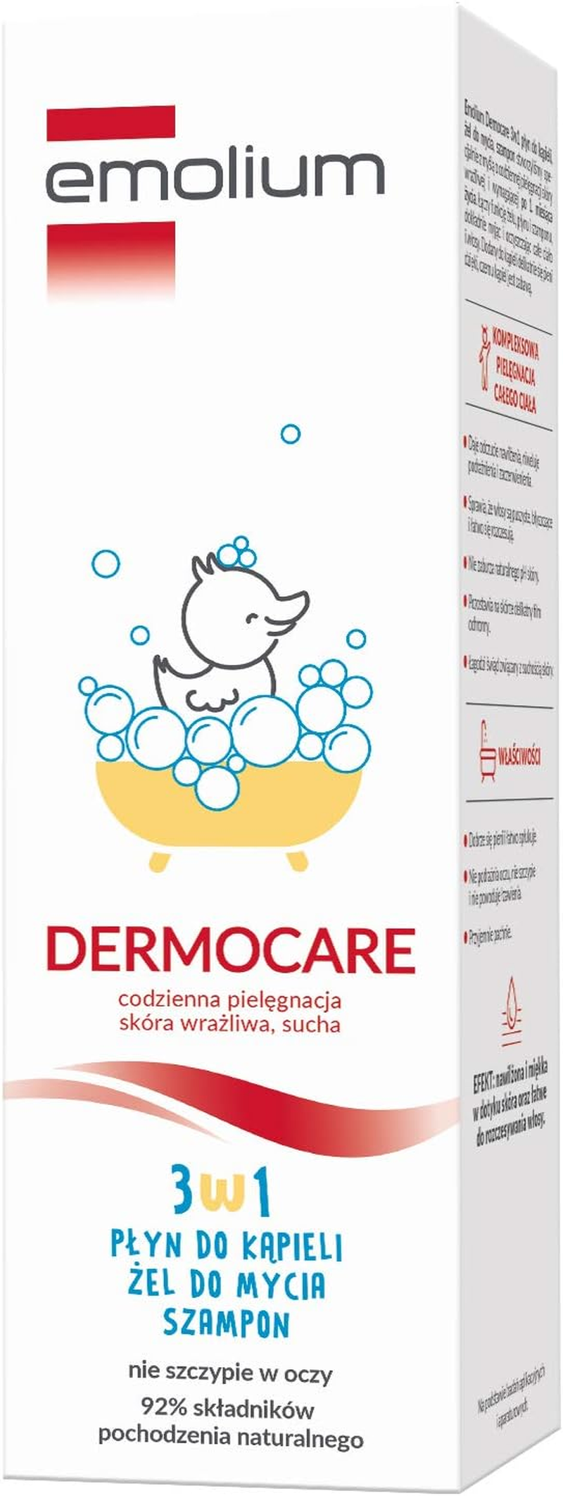 Emolium Dermocare 3-In-1 Fluid Wash Gel Shampoo 400 Ml image number 1