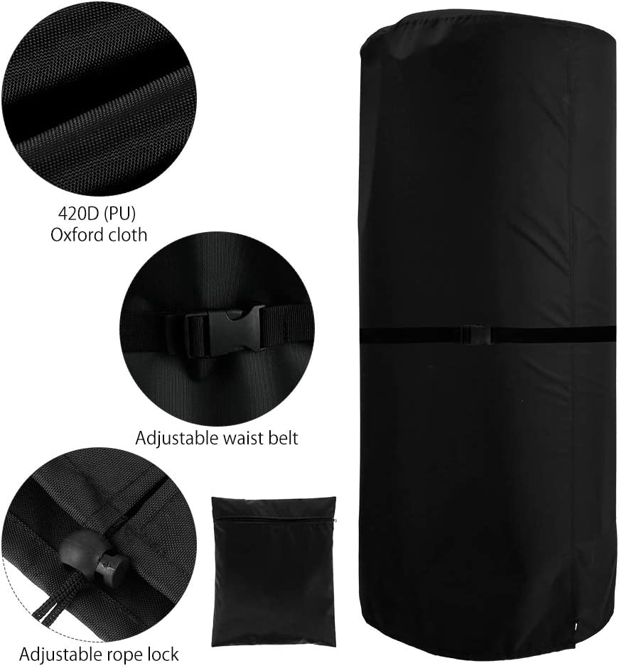 Dustproof Outdoors,Patio Heater Cover Oxford Waterproof,Patio Heater Cover Heavy Duty,Waterproof Outdoor Garden,Patio Gas Heater Protector Dust,Cover Snowproof Cover Uv-Resistant image number 2