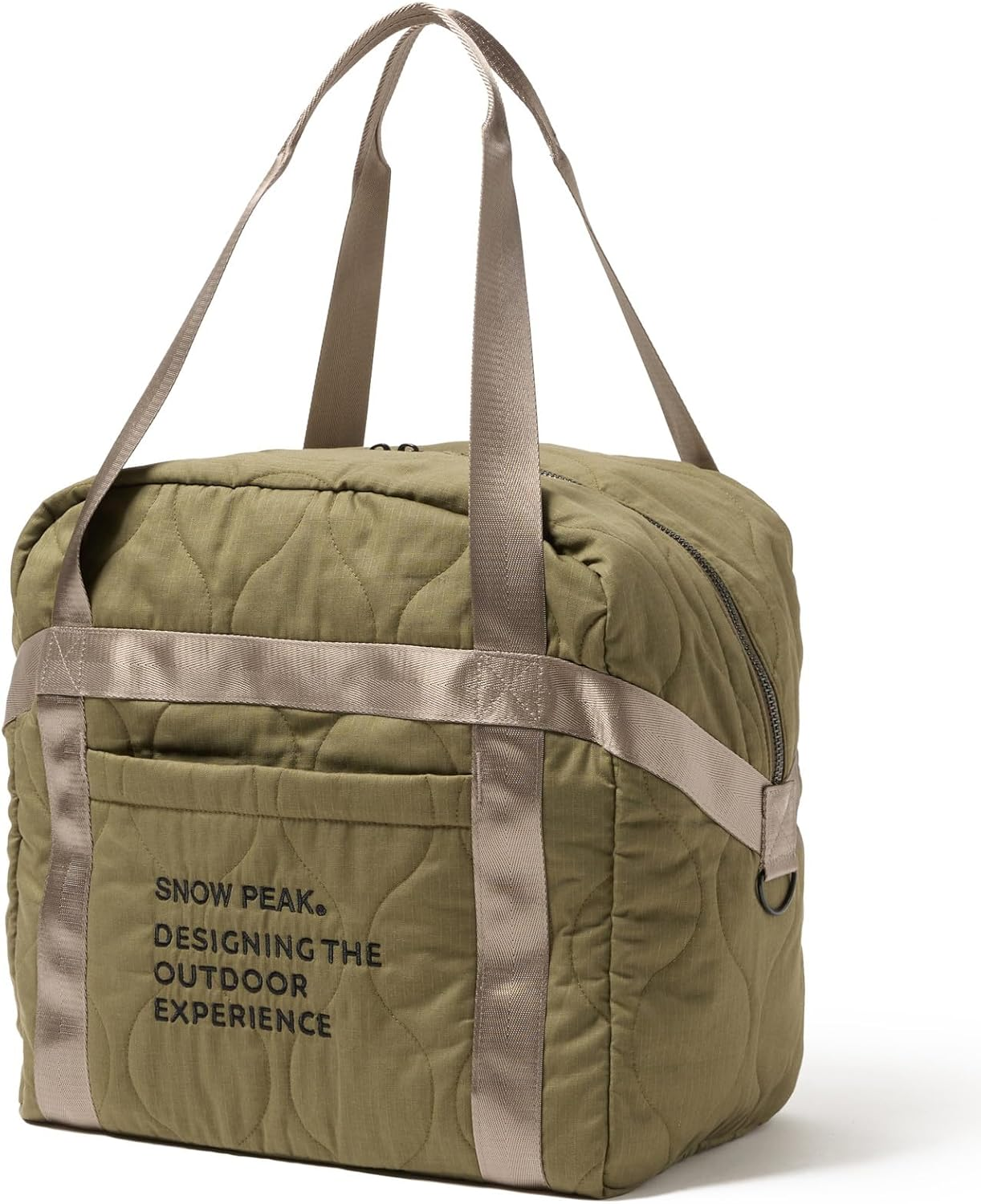 Snow Peak AC-25AU012 Quilted Ripstop Duffle Tote Bag, Handbag, Men'S, Women'S