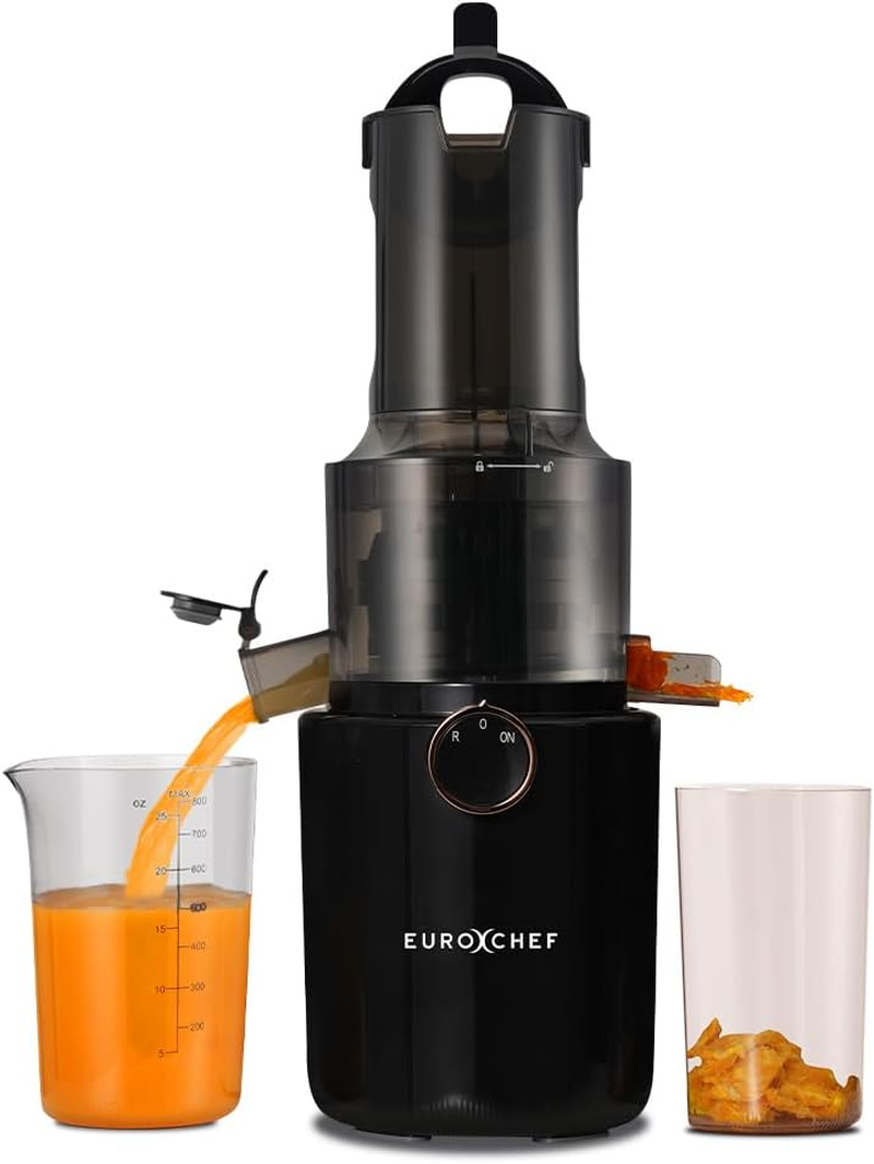 Eurochef Cold Press Slow Juicer Machine, Large Chute, 200W, Charcoal Grey image number 1
