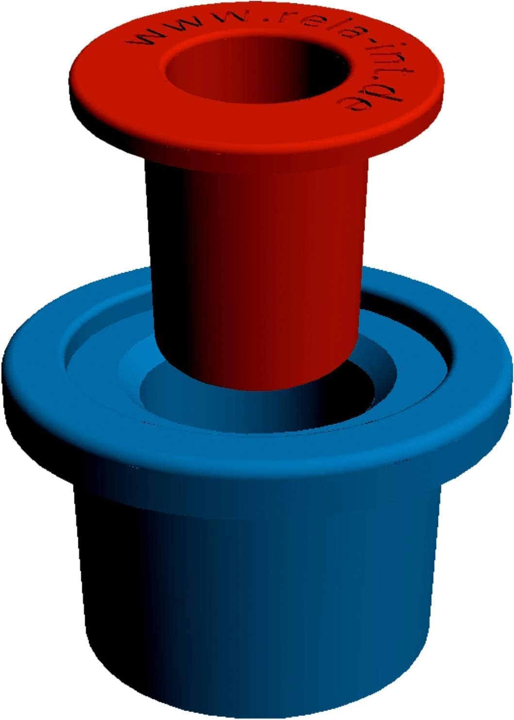 Rela Toilet Seat Stop Inserts to Stop Toilet Seat from Sliding (6 Mm + 8 Mm) image number 4