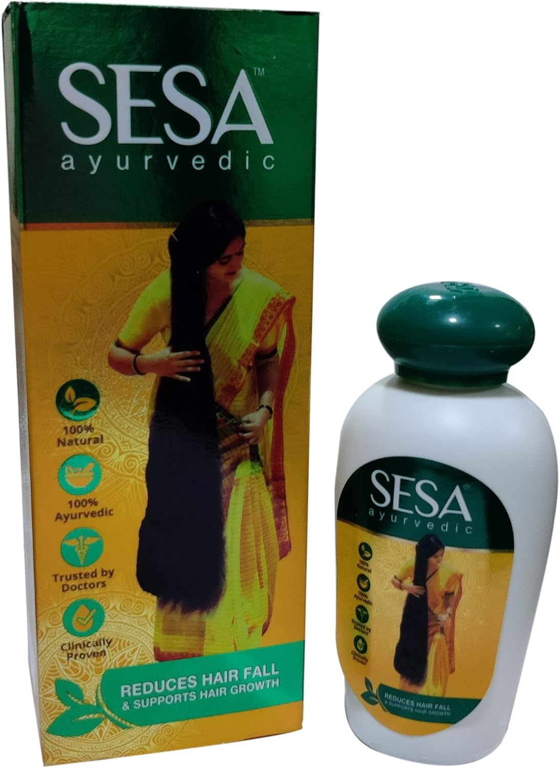 Ayucine Forever Sesa Ayurvedic Oil- 200 ML X Pack of 2