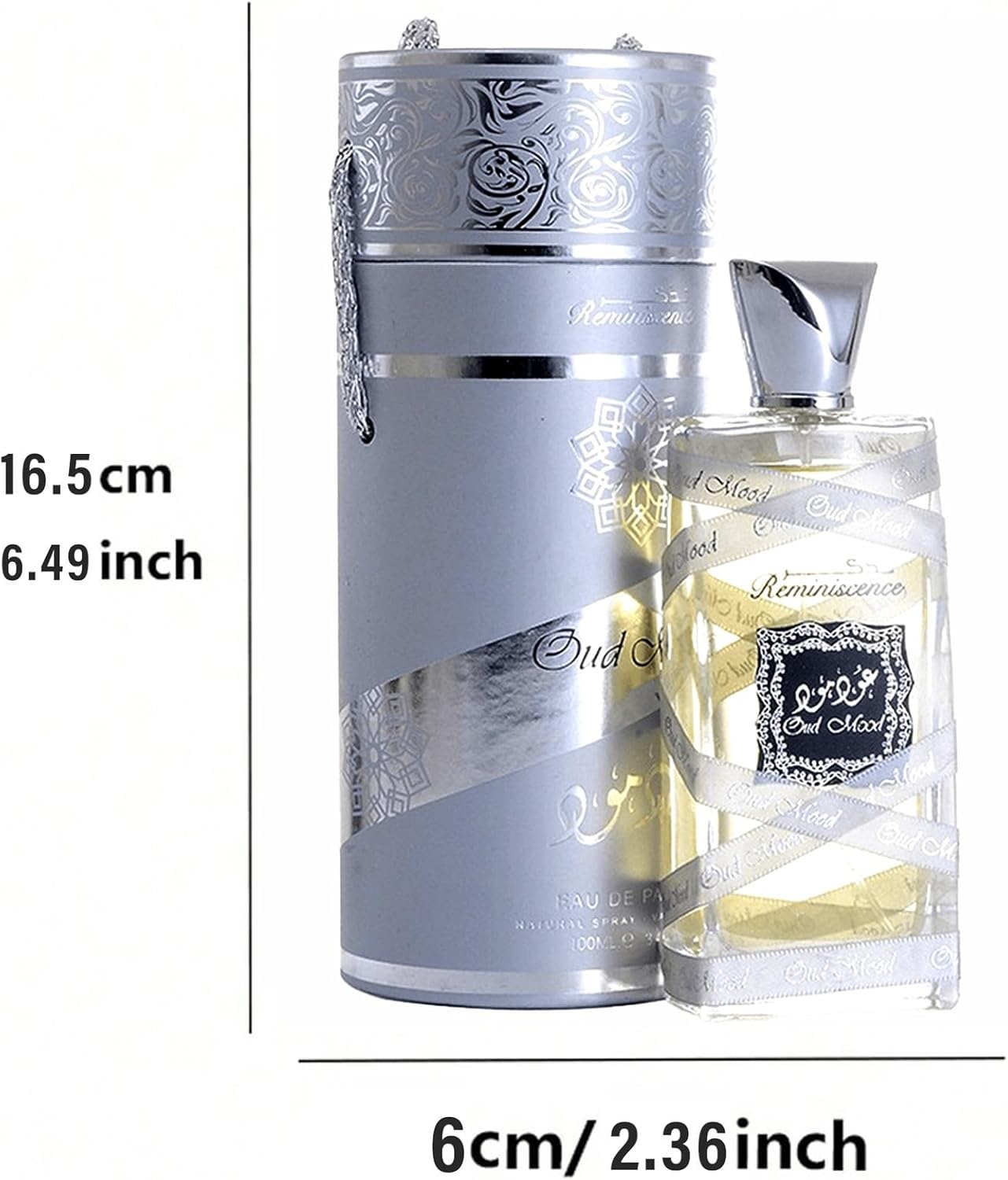 100 Ml Men'S and Women'S Eau De Toilette, Beautiful Plant Natural Perfume, 1 Box (Black Brown) image number 4