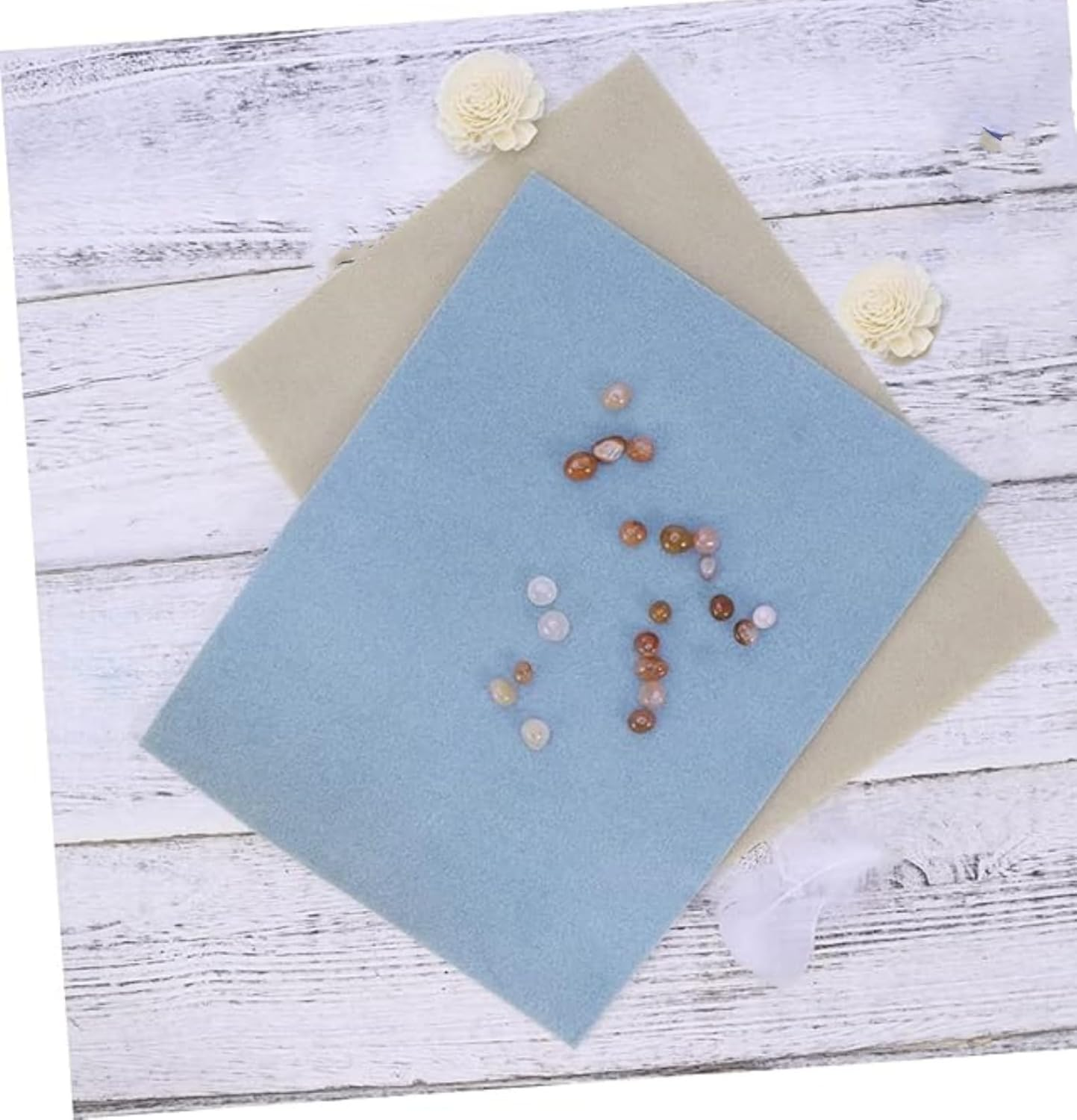 4Pcs Bead Mats for Jewelry Making Beading Mats Tray Jewelry Making Accessories Treasure Mat Non Slip Beading Stringing Tools DIY Beading Mat Jewelry Mats Bracelets Non-Slip Mat30X23Cm (Random Color) image number 3