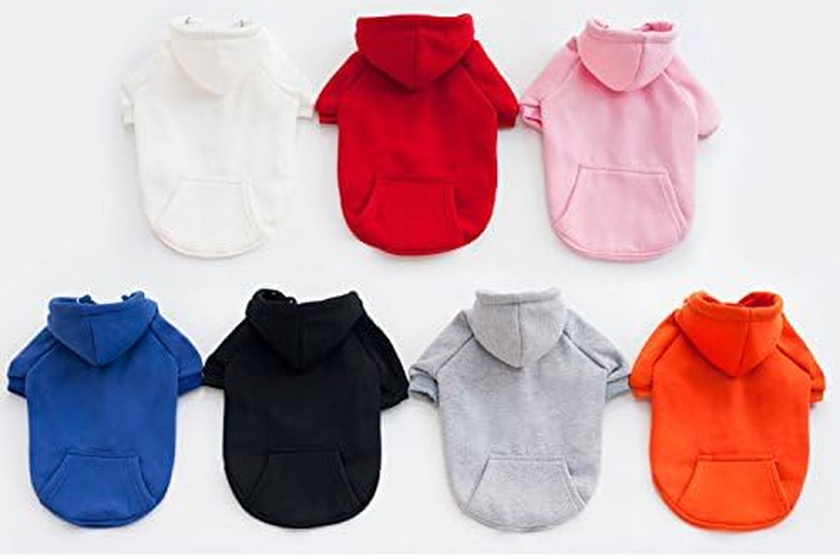 Pet Basic Hoodie for Dogs Pet Hoodie Dog Supplies (Black, XL) image number 2