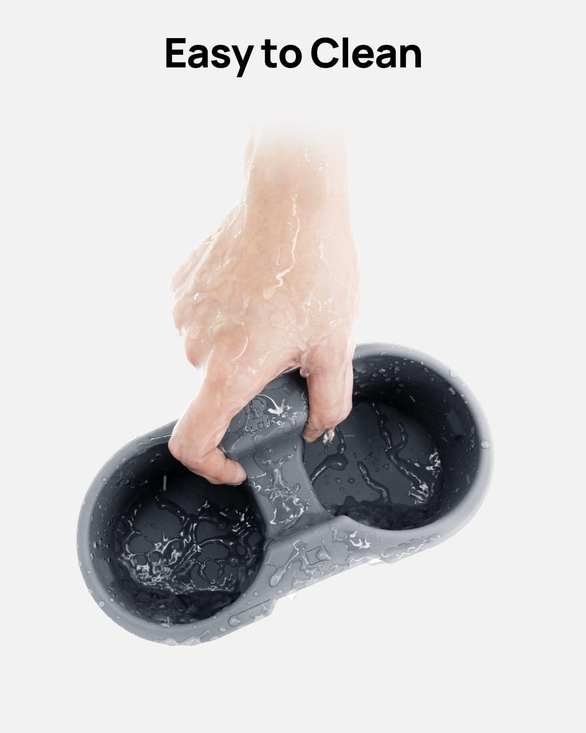 Halo BLK Center Console Cup Holder Insert for 2023 2022 2021 Tesla Model 3 Model Y, Removable & Washable Food Grade Silicone with Key Card Design