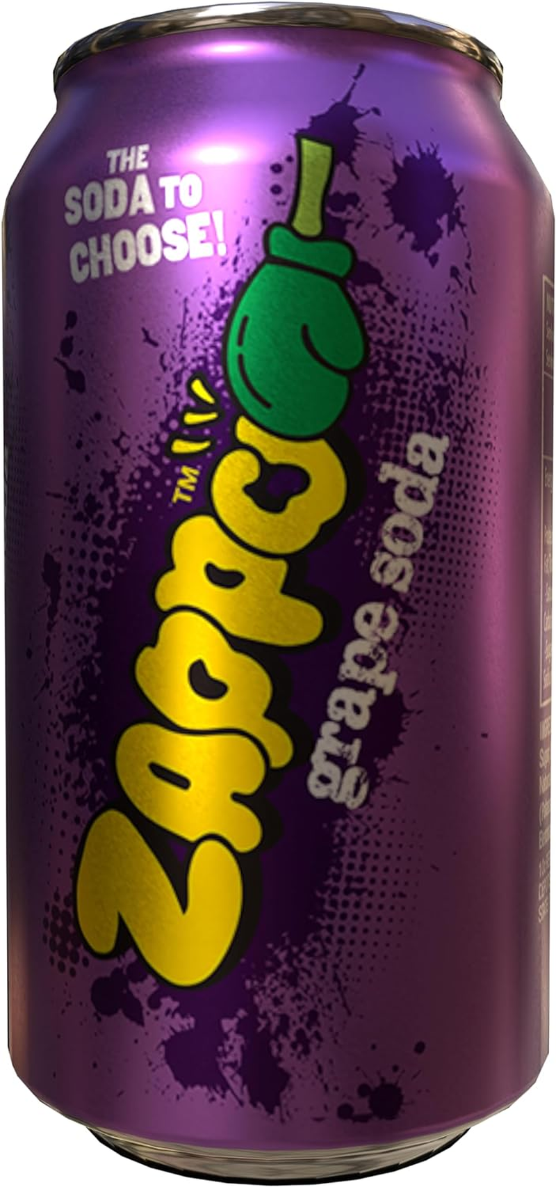 ZAPPO Grape Flavoured Soda - 350Ml (Bulk Pack of 12 Cans) image number 1