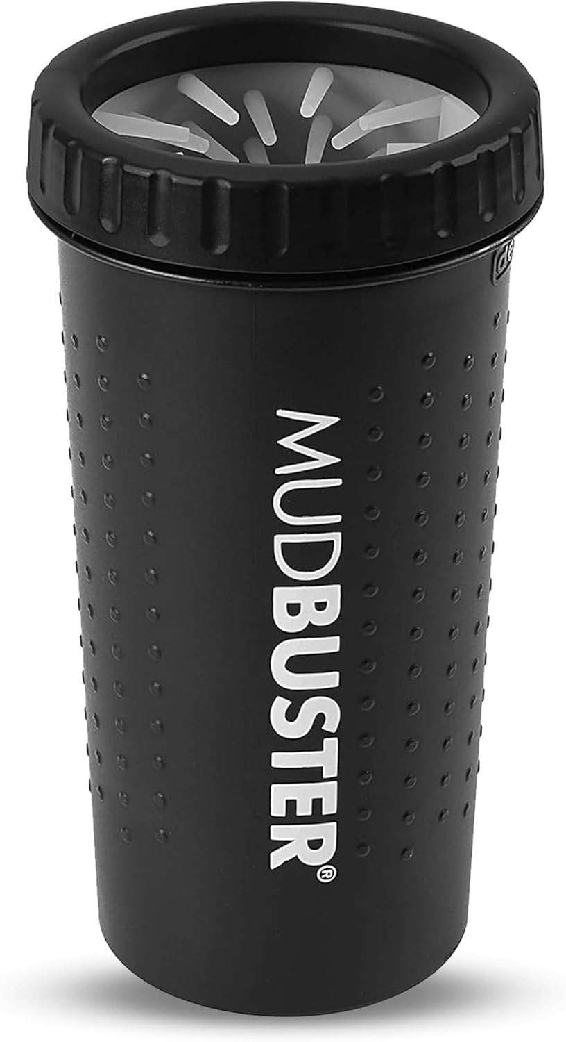 Dexas Mudbuster Portable Dog Paw Washer/Paw Cleaner, Large, Bright White- Special Edition (PW72032-22WP) image number 1