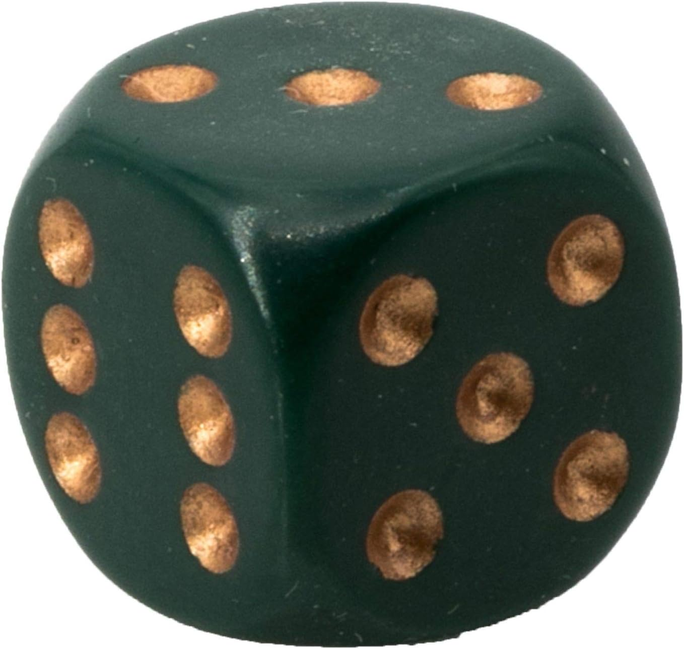 Chessex CHX25815 Dice, Green/Copper image number 2