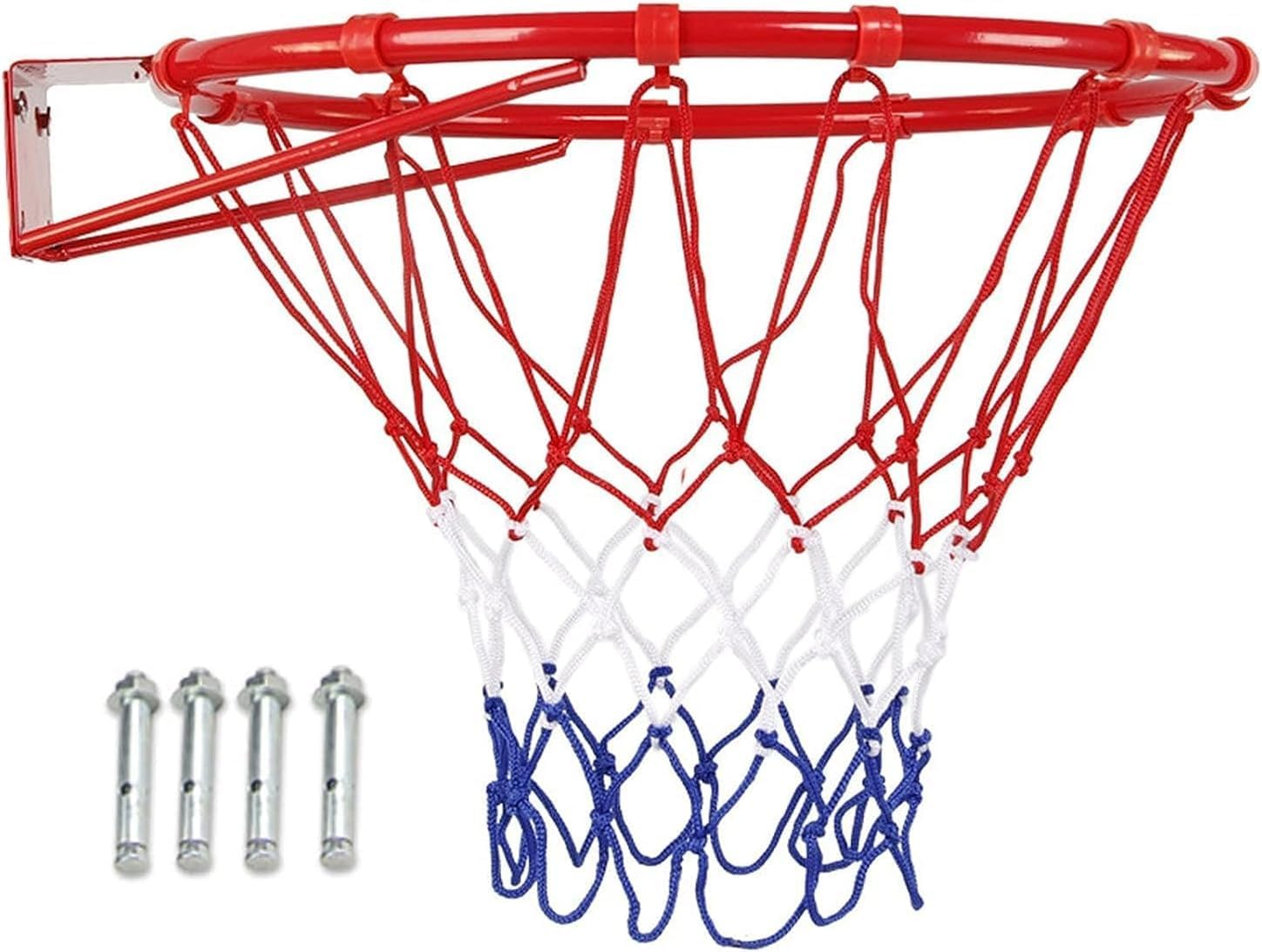 Basketball Hoop, Basketball Rim Goal Wall Mounted Basketball Hoop Indoor Outdoor Hanging Basketball Hoop, 45Cm/17.7Inch image number 1