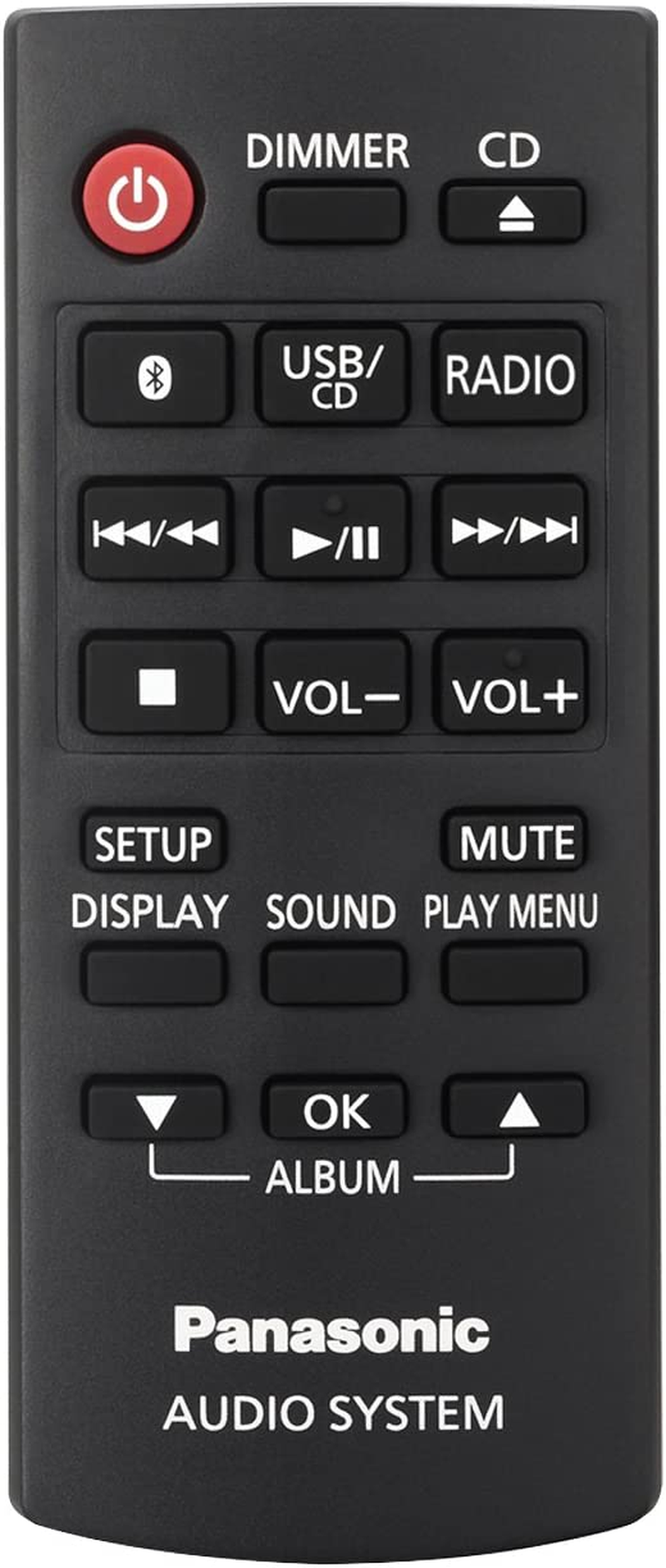 Panasonic 20W CD Micro Hi-Fi System with FM Radio and Bluetooth (SC-PM250GN-K) image number 1