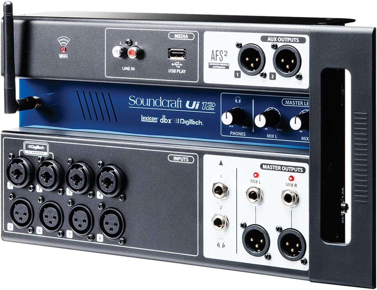 Soundcraft Ui12 12-Channel Digital Mixer with Wireless Control image number 4