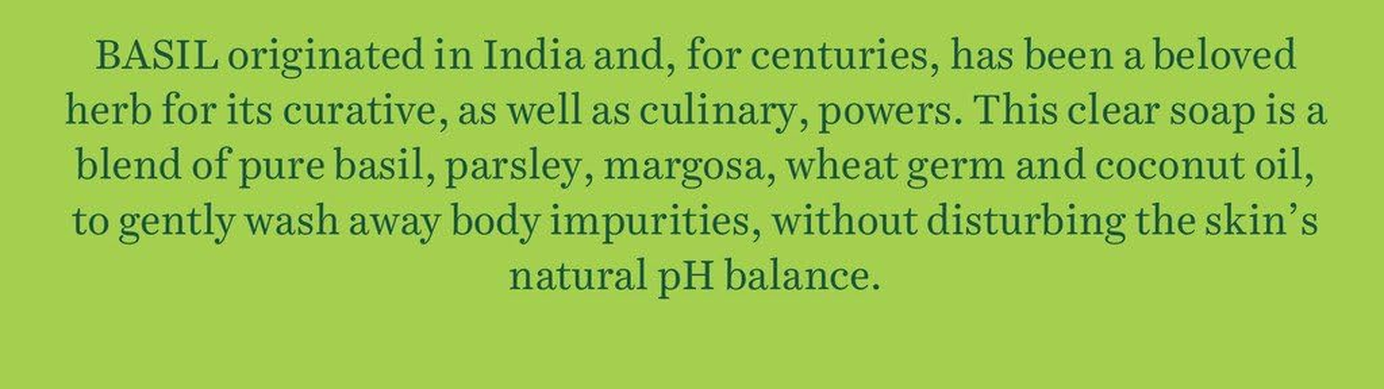 BIOTIQUE BIO BASIL & PARSLEY REVITALIZING BODY SOAP - 150 Gm image number 1