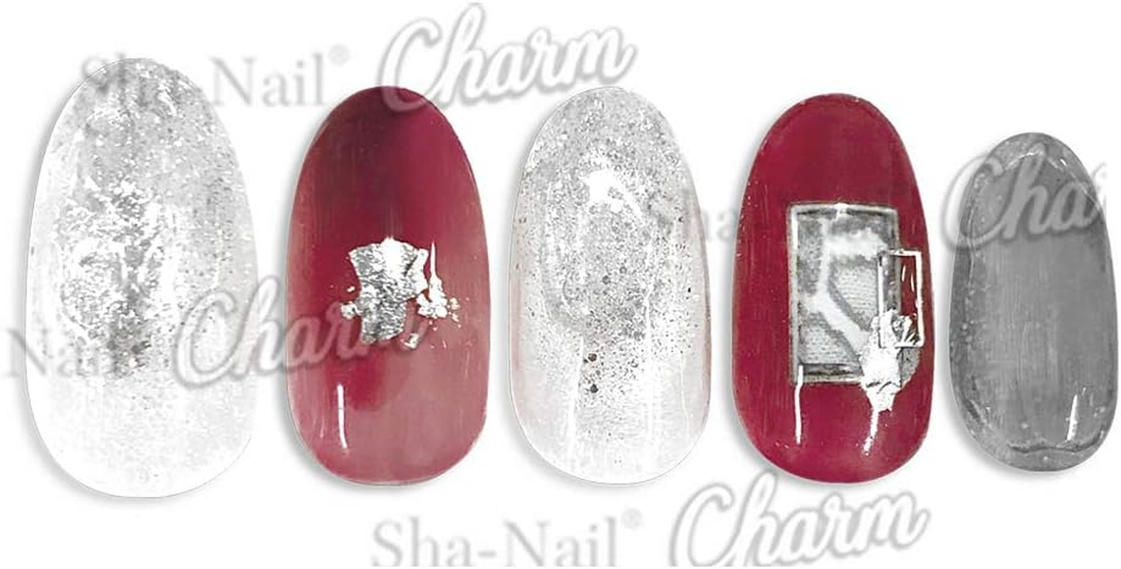 Sha Nail Charm Sha-Nail Charm Python Parts, Silver, 1 Piece image number 2