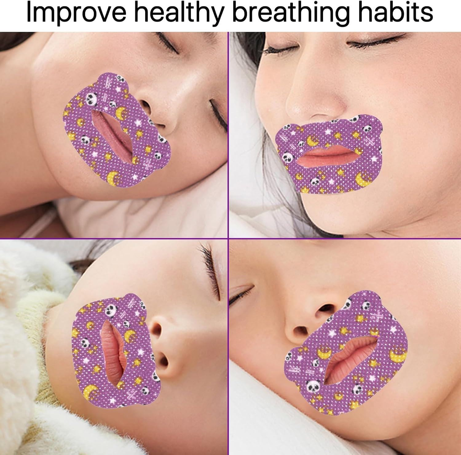 90 Pack Kids Mouth Tape for Sleeping anti Snoring Sleep Strips anti Snoring Sleep Tape Sleep Better Nose Breathing Improved Sleep anti Snoring Strips image number 1