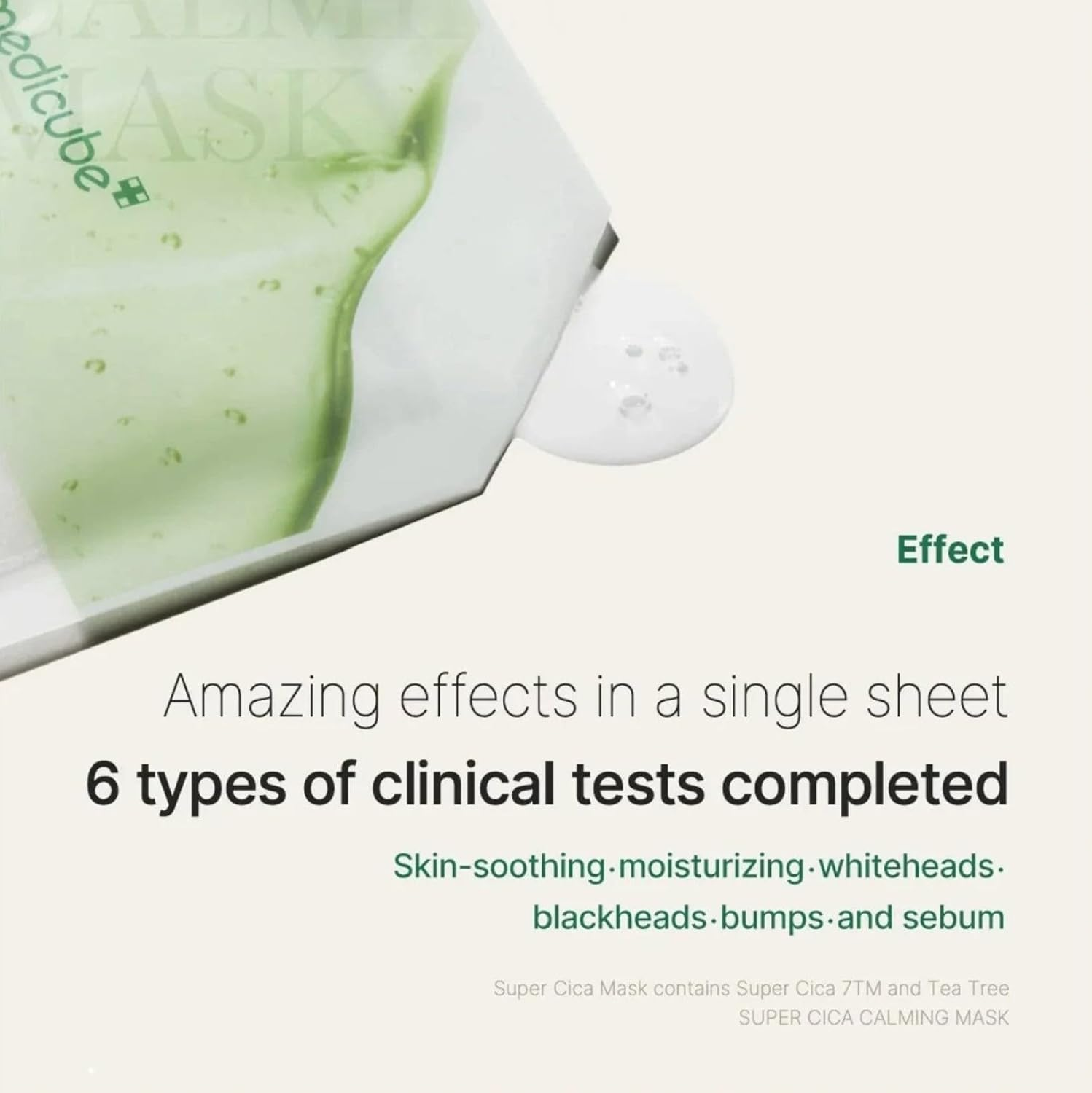 MEDICUBE - Super Cica Calming Mask 22G image number 2
