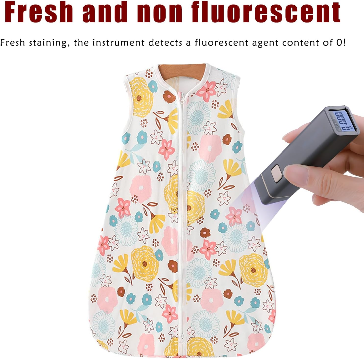 2 Pack,Newborn Sleep Sack,Winged Baby anti Startle Swaddling Clothes，100% Cotton Sleepsack Swaddle,3-6 Months,3-Way Adjustable Wearable Transition Blanket, Hat and Mittens, Animal and Floral Patterns image number 6