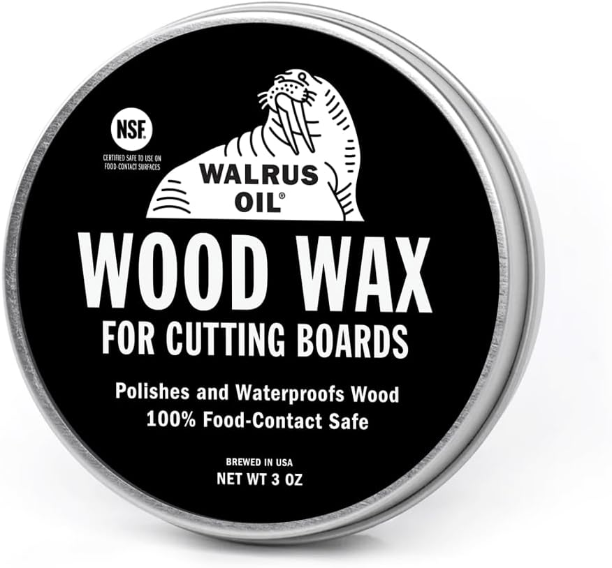 Walrus Oil Wood Wax, 3 Oz Can, FDA Food-Safe, Cutting Board Wax and Board Cream image number 5