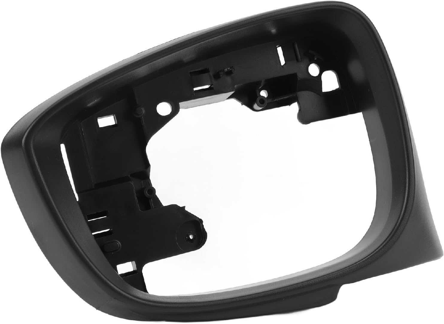 TOPINCN Precise Black Side Mirror Cover Frame Stylish Decorative Door Wing Mirror Frame Fit for MAZDA CX‑3 CX5, ABS Material, Replacement Installation,Fit for MAZDA CX-3 2015-2019 (Left) image number 4