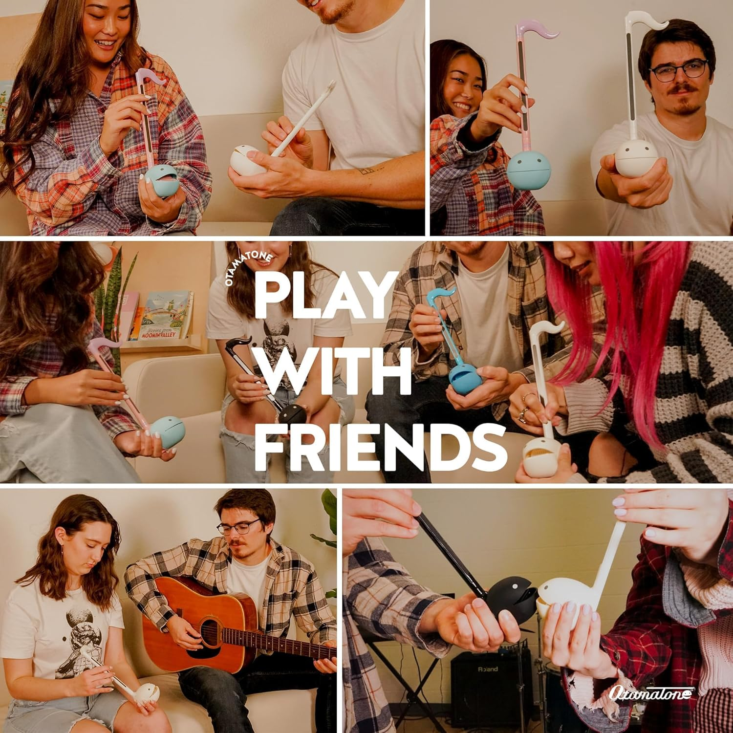 Otamatone Japanese Electronic Musical Instrument Portable Music Synthesizer from Japan by Maywa Denki Studio Award Winning, Educational Fun Gift for Children, Teens & Adults - Mint image number 2