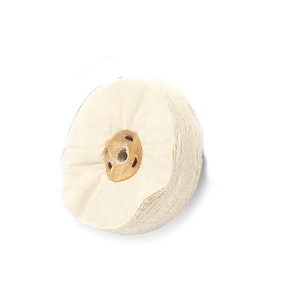 Cotton Polishing Wheel, Professional Buffing Wheel Pad Mop Kit for Cleaning, Grinding and DIY - 150Mm image number 2