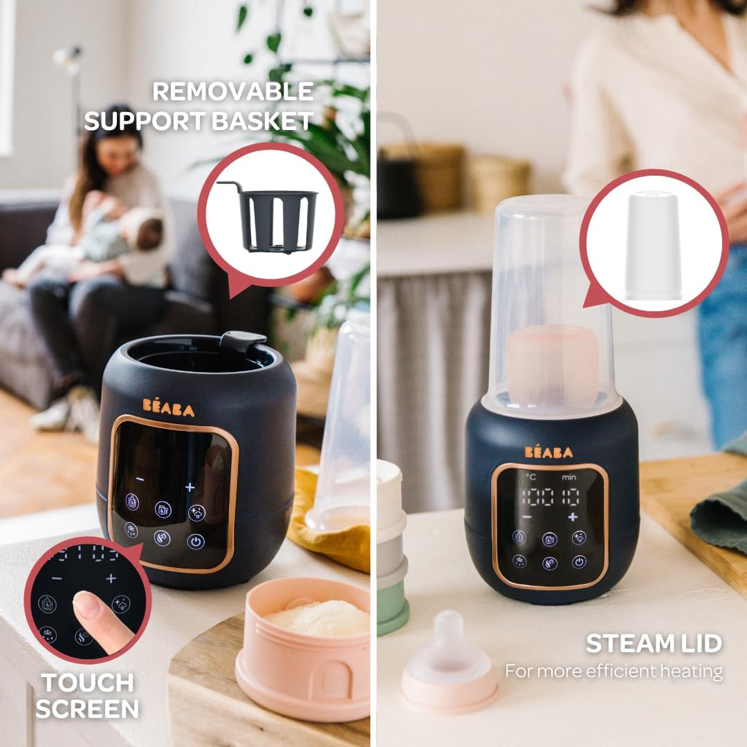 Beaba 5-In-1 Multi Milk Bottle Warmer, Night Blue