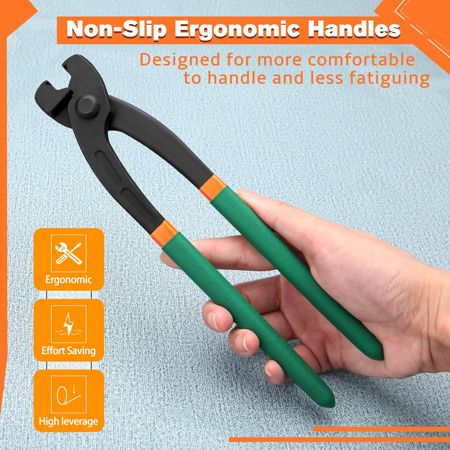 SPEEDWOX Ear Clamp Plier, No Ear Hose Clamps Pliers Hose Clamps Pincer Ear Clamp Pincer Clamp Tool for Stepless Low Profile Clamps for Securing Pipe Hoses and Automotive Use image number 4