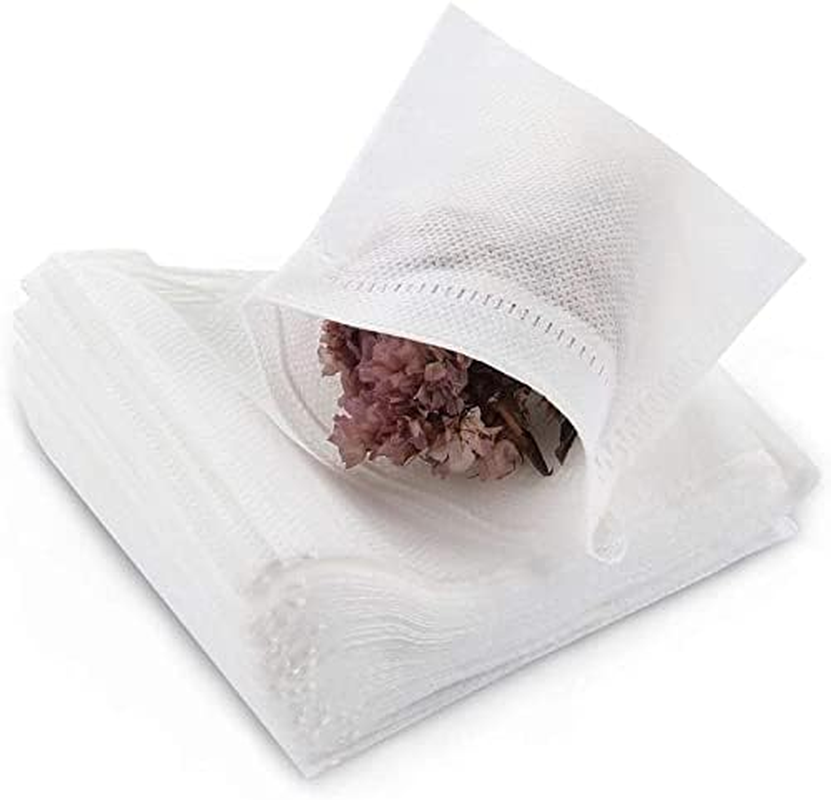 100X 10 X 12Cm Empty Teabags String Heat Seal Filter Paper Herb Loose Tea Bags Disposable image number 4