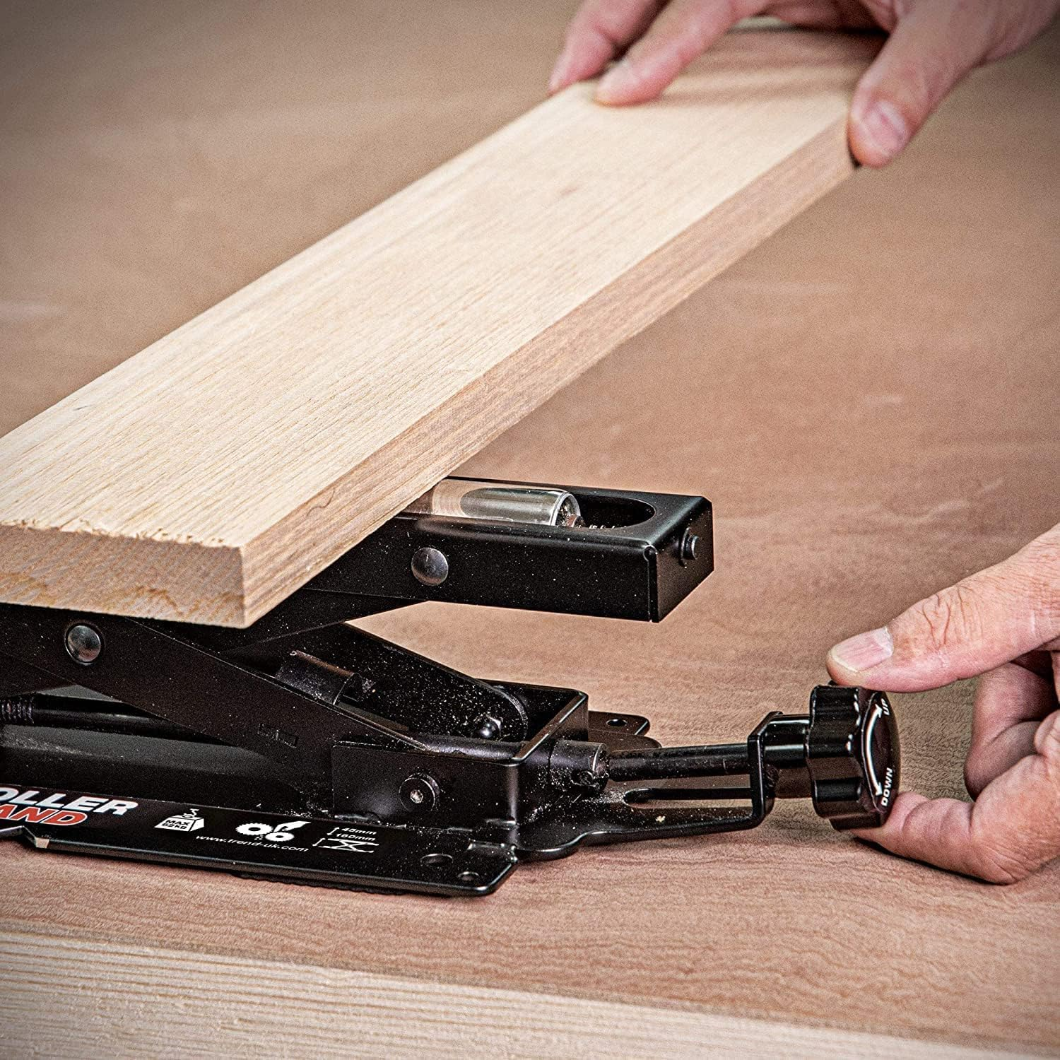 Trend Set of 2 Adjustable Miter Saw Roller Stand, 140 Lbs Capacity and Height Adjustment from 2 Inches to 6.3 Inches, R/STAND/A/2