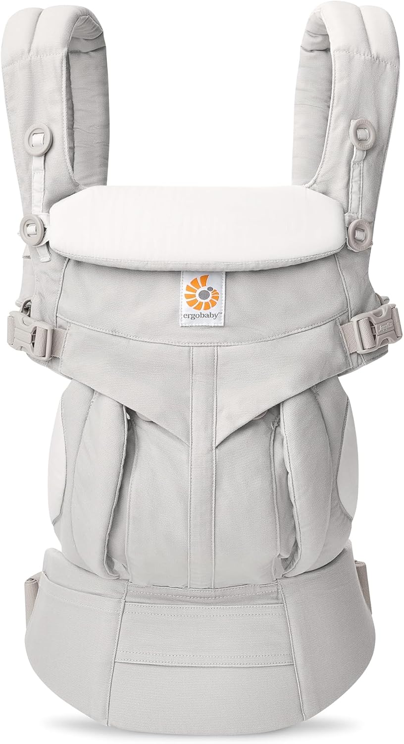 Ergobaby Omni 360 All-Position Baby Carrier for Newborn to Toddler with Lumbar Support (7-45 Pounds), Pearl Grey, One Size (Pack of 1) image number 5