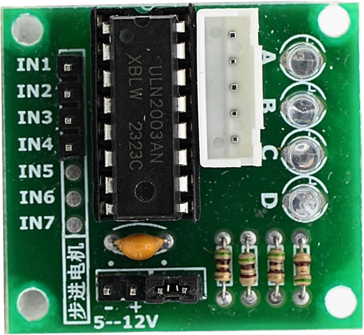 A-DIGISHUO 3Pcs ULN2003 28BYJ-48 5V 4-Phase Stepper Motors with Driver Board Suitable for Arduino PI PIC Raspberry PI image number 5