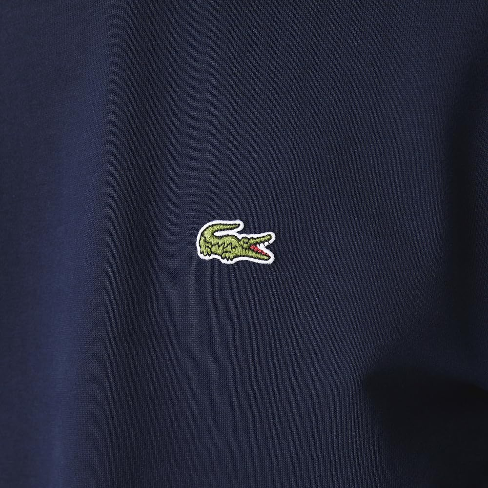 Lacoste Men'S Non Brushed Crew Neck Sweat, Navy, Small